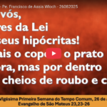 Reflexão do Dia – 26 de agosto de 2025