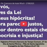 Reflexão do Dia – 26 de agosto de 2025