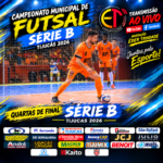 🏆 QUARTAS DE FINAL DA SÉRIE B PROMETEM UMA SEMANA DE GRANDES EMOÇÕES NO FUTSAL DE TIJUCAS!